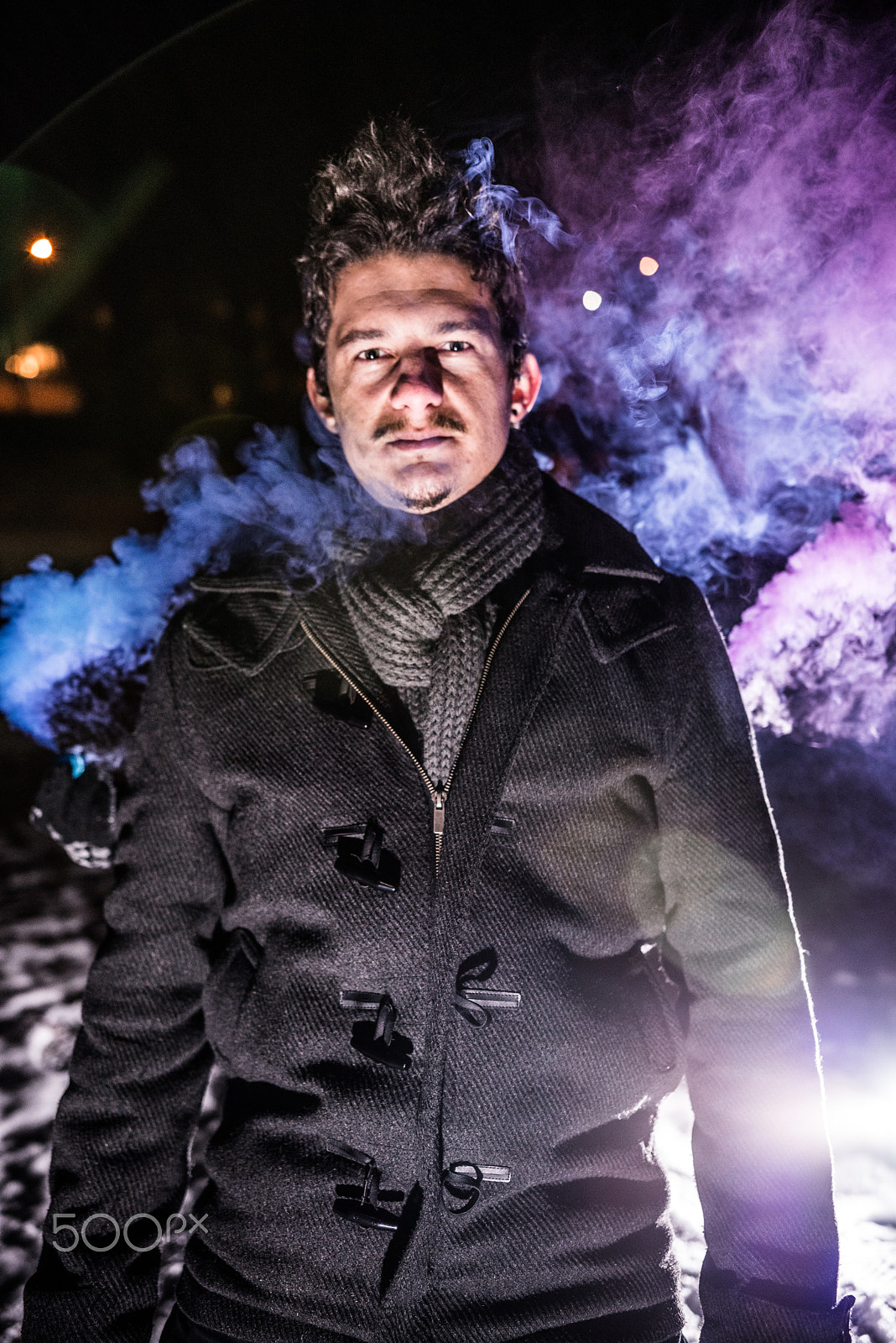 Nikon D750 + Sigma 18-35mm F1.8 DC HSM Art sample photo. Smokign portrait photography