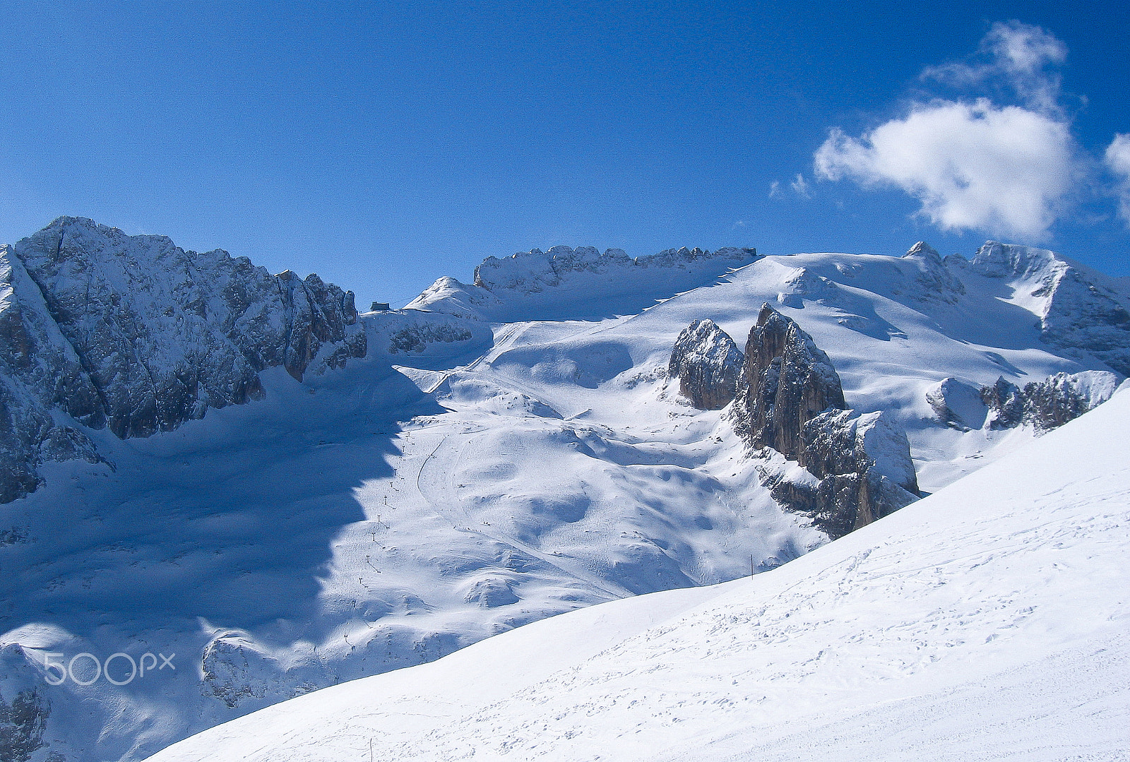 Canon PowerShot ELPH 520 HS (IXUS 500 HS / IXY 3) sample photo. Marmolada italy photography