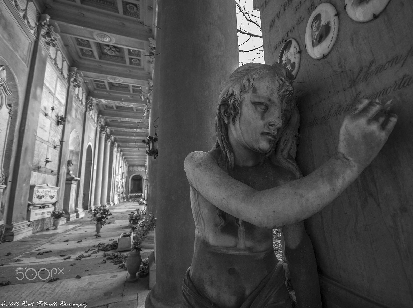Sigma 10-20mm F4-5.6 EX DC HSM sample photo. Monumental cemetery of certosa di bologna photography