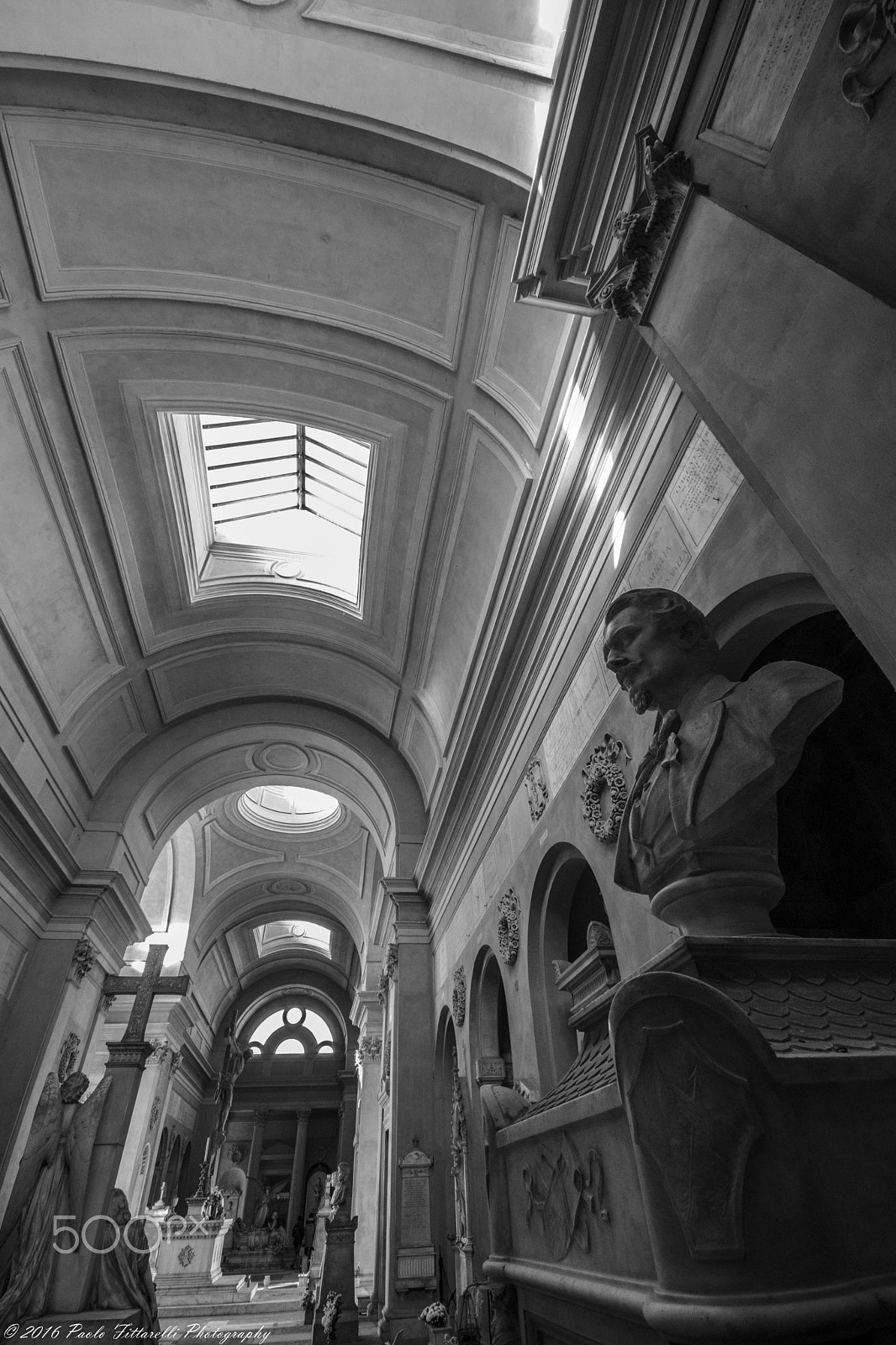 Sigma 10-20mm F4-5.6 EX DC HSM sample photo. Monumental cemetery of certosa di bologna photography