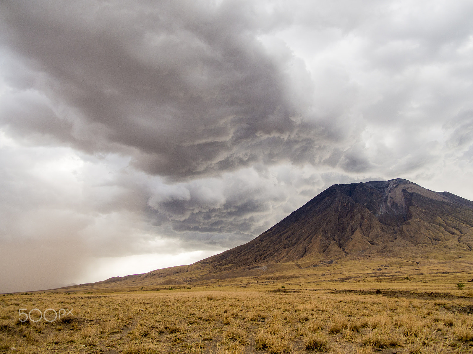 Olympus PEN E-PL5 sample photo. Storm over "the mountain of god" photography