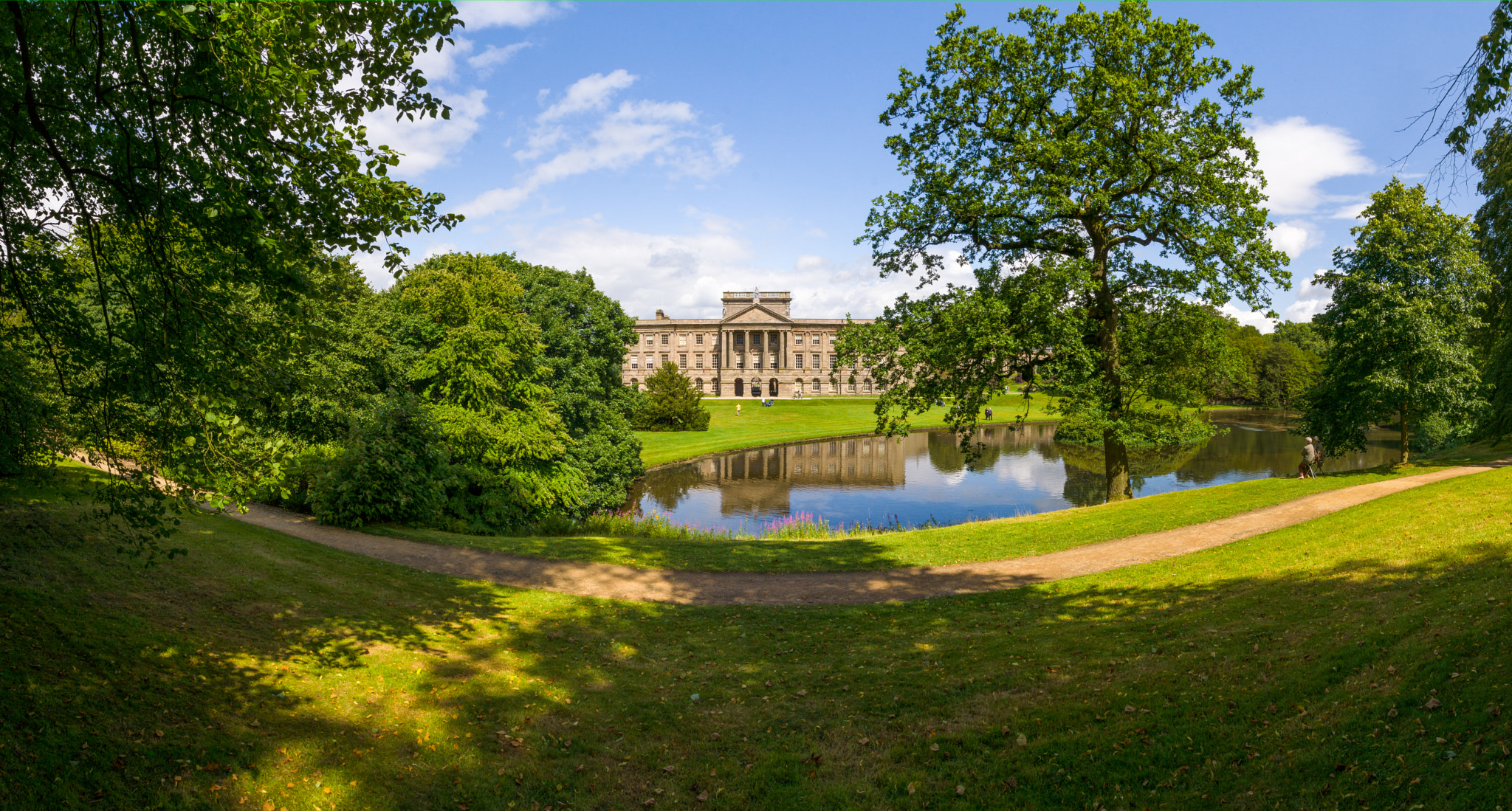 Sony SLT-A65 (SLT-A65V) sample photo. Lyme park panorama photography