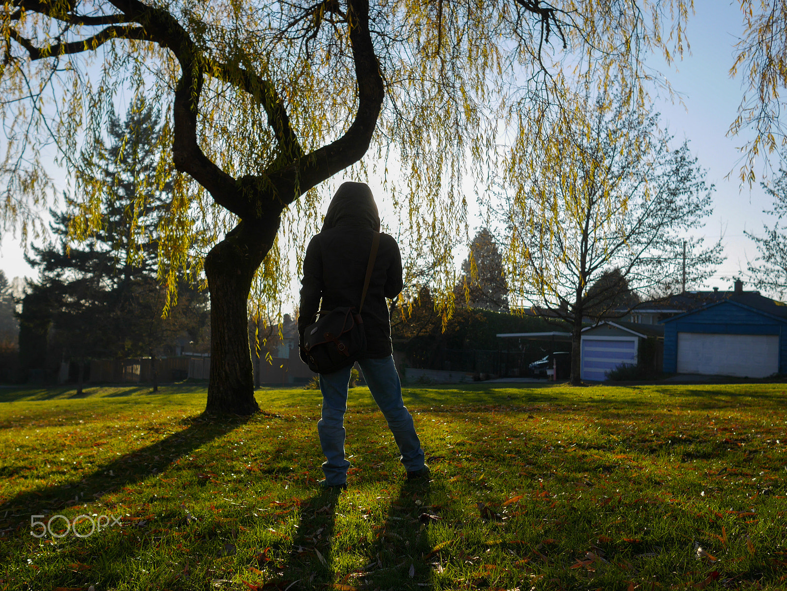 Panasonic Lumix DMC-GF7 + Olympus M.Zuiko Digital 17mm F1.8 sample photo. Self portrait in a park photography