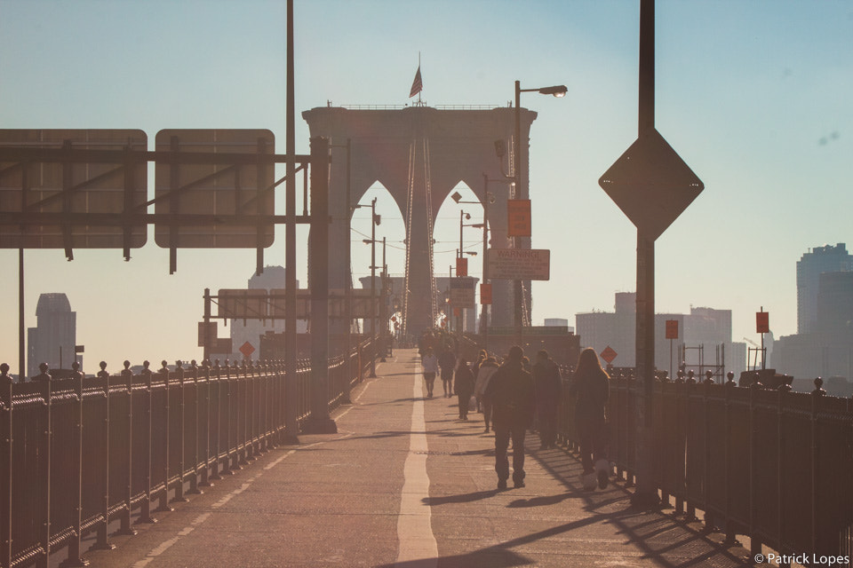 Canon EF 28-80mm f/3.5-5.6 sample photo. Brooklyn bridge photography