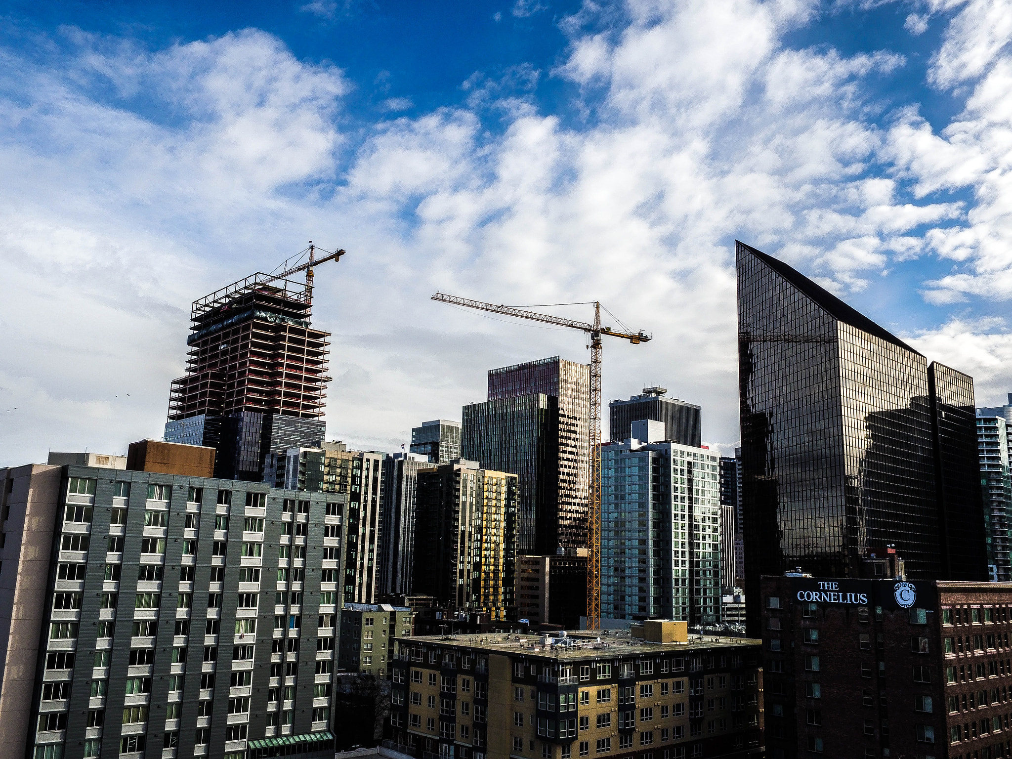 DJI FC550 sample photo. Downtown seattle - dji inspire pro photography