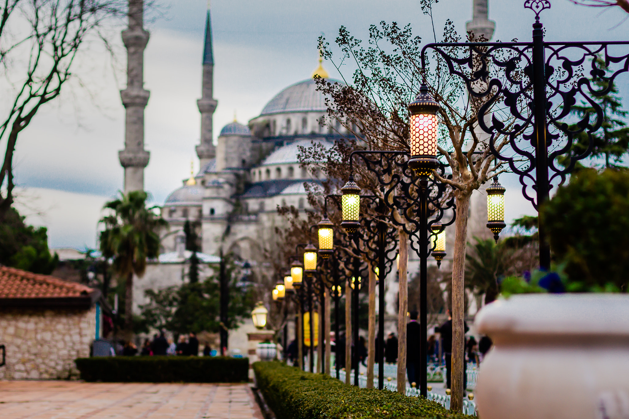 Canon EOS 1200D (EOS Rebel T5 / EOS Kiss X70 / EOS Hi) + Canon EF 50mm F1.4 USM sample photo. Blue mosque photography