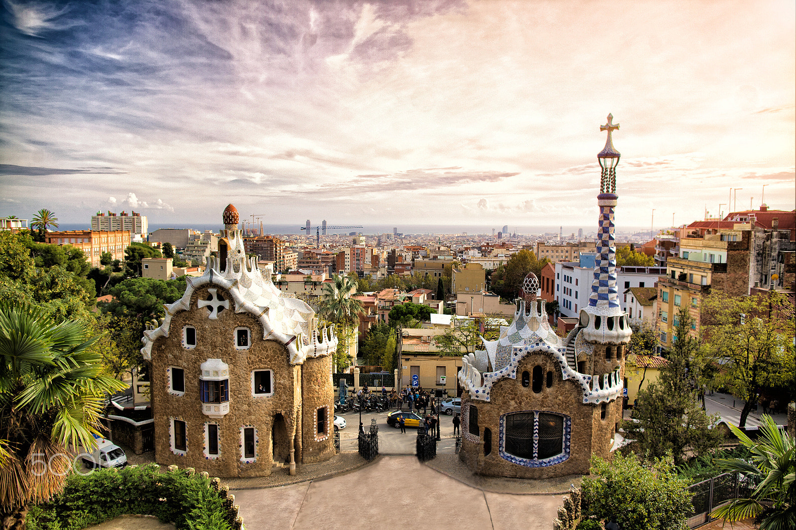 Canon EOS 5D + Canon EF 24mm F1.4L II USM sample photo. 44 - parc güell photography