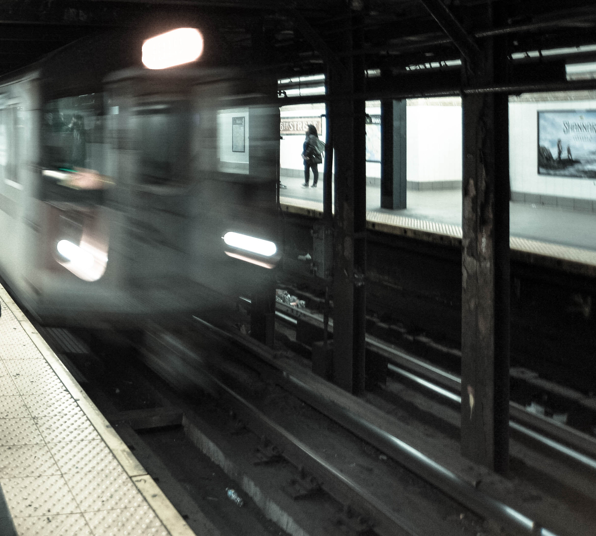 Nikon Df sample photo. Blurry transportation photography