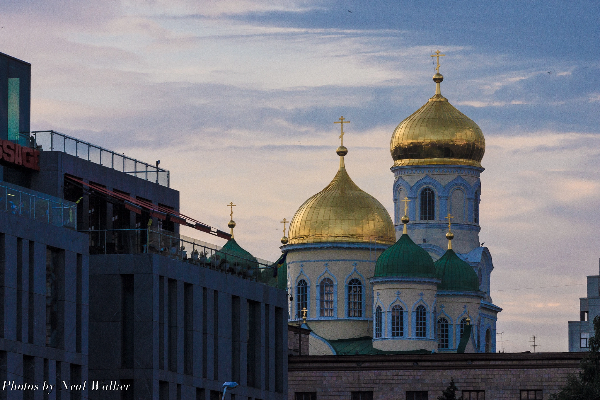 Canon EF 70-300mm F4-5.6 IS USM sample photo. Spires of dniperpetrovsk church photography