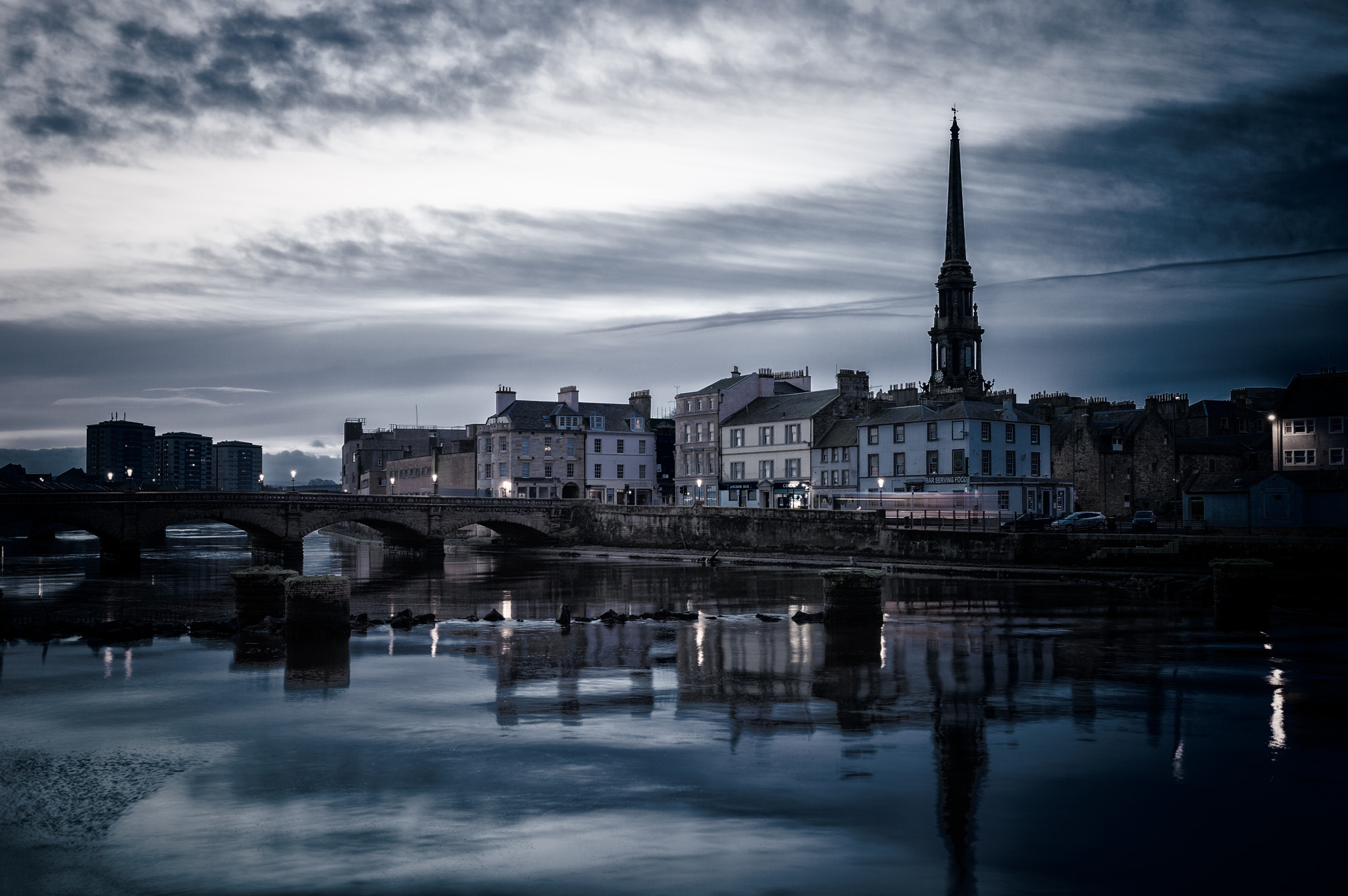 Leica S (TYP 006) + Elmarit-S 45 sample photo. Ayr dawn photography
