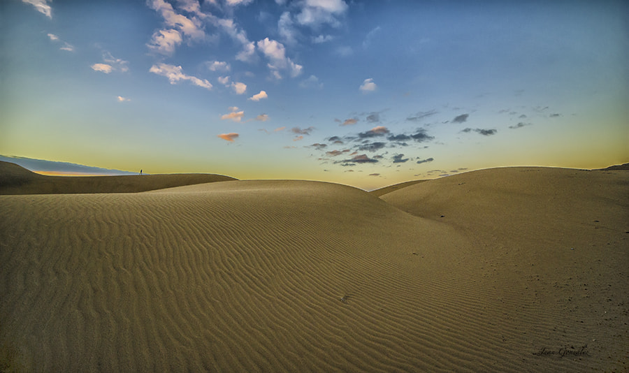 Nikon D3S sample photo. Amanece ( maspalomas gran canaria ) photography