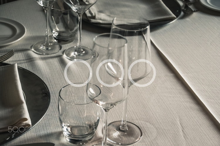 Sony a7S sample photo. Dishes and glasses photography