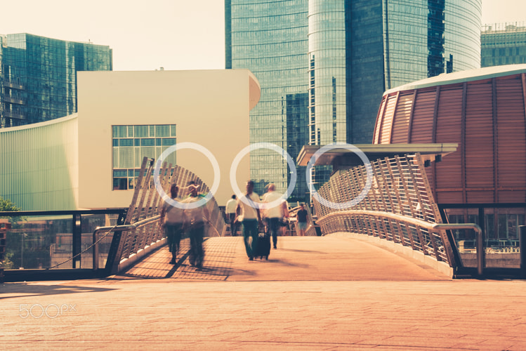 Sony a7S + Sigma 18-125mm F3.8-5.6 DC OS HSM sample photo. Walkway in the city center photography