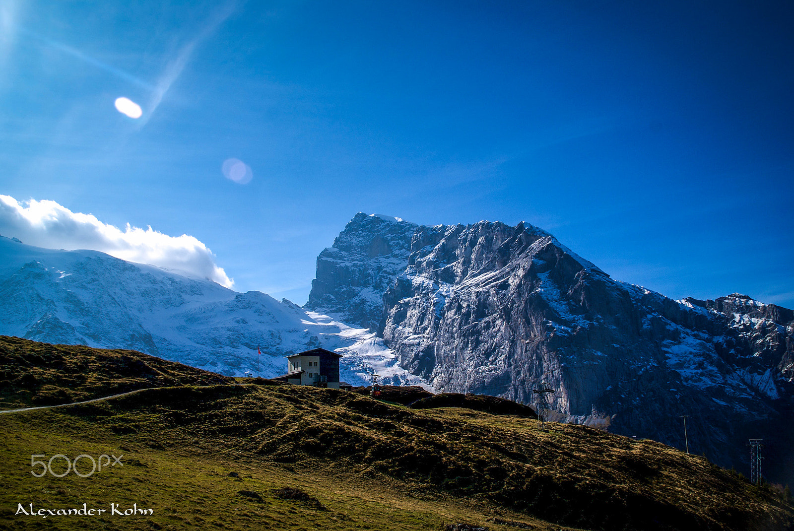 Sony Alpha DSLR-A100 sample photo. In the swiss alps photography