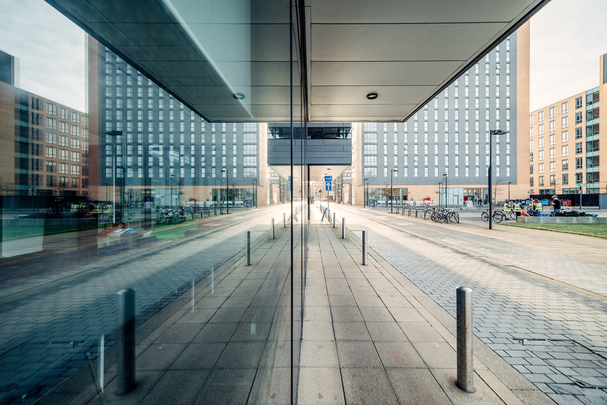 Samyang 14mm F2.8 ED AS IF UMC sample photo. Alan turing building photography