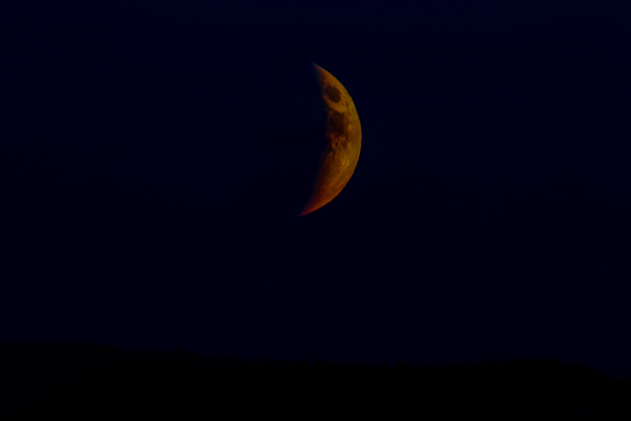 Canon EF 400mm F2.8L IS USM sample photo. Super blood moon photography