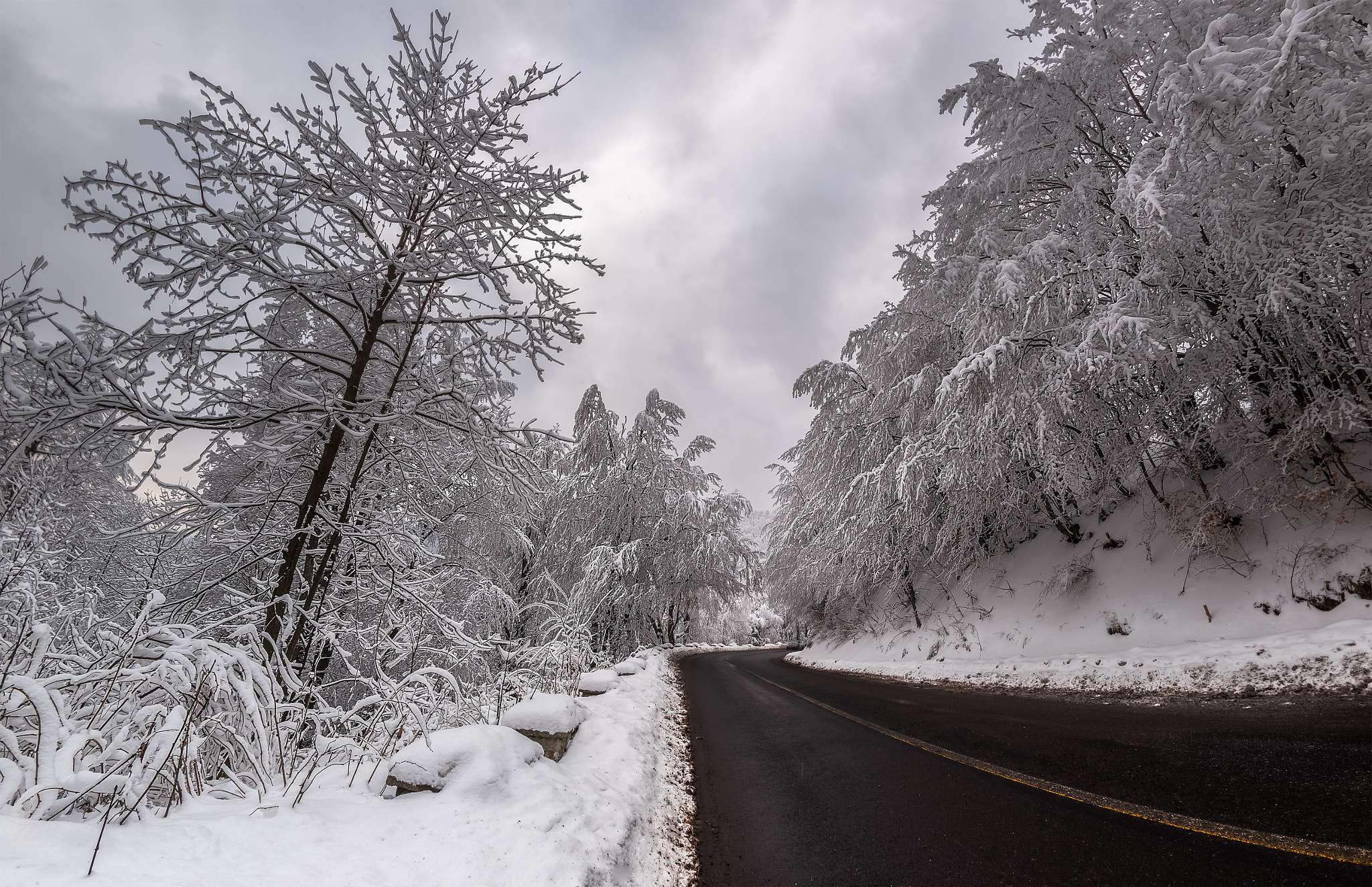Samyang 12mm F2.8 ED AS NCS Fisheye sample photo. Feerie winter photography