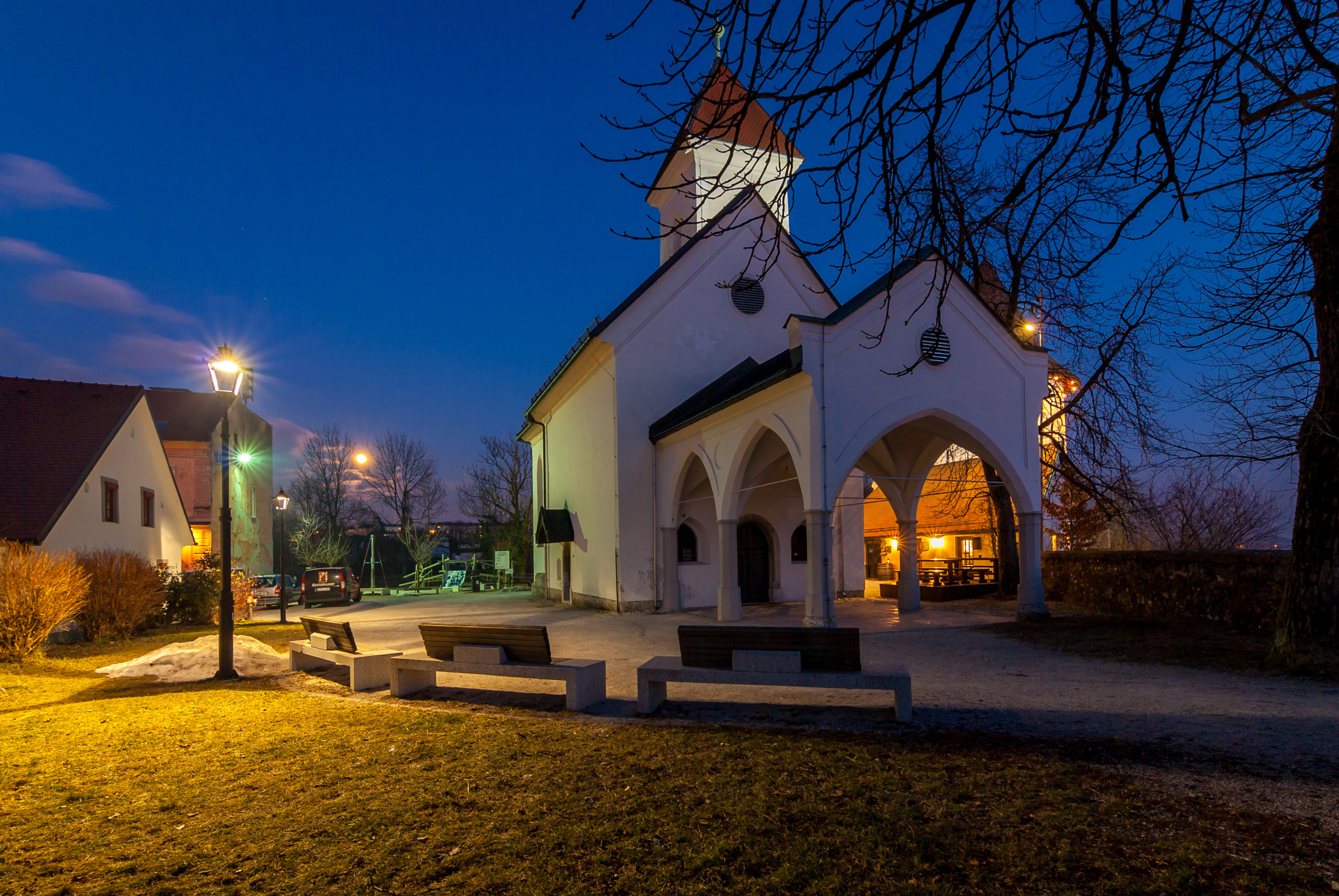 Nikon D200 sample photo. Kranj (pungert) - cerkev sv. fabiana, boštjana in roka photography