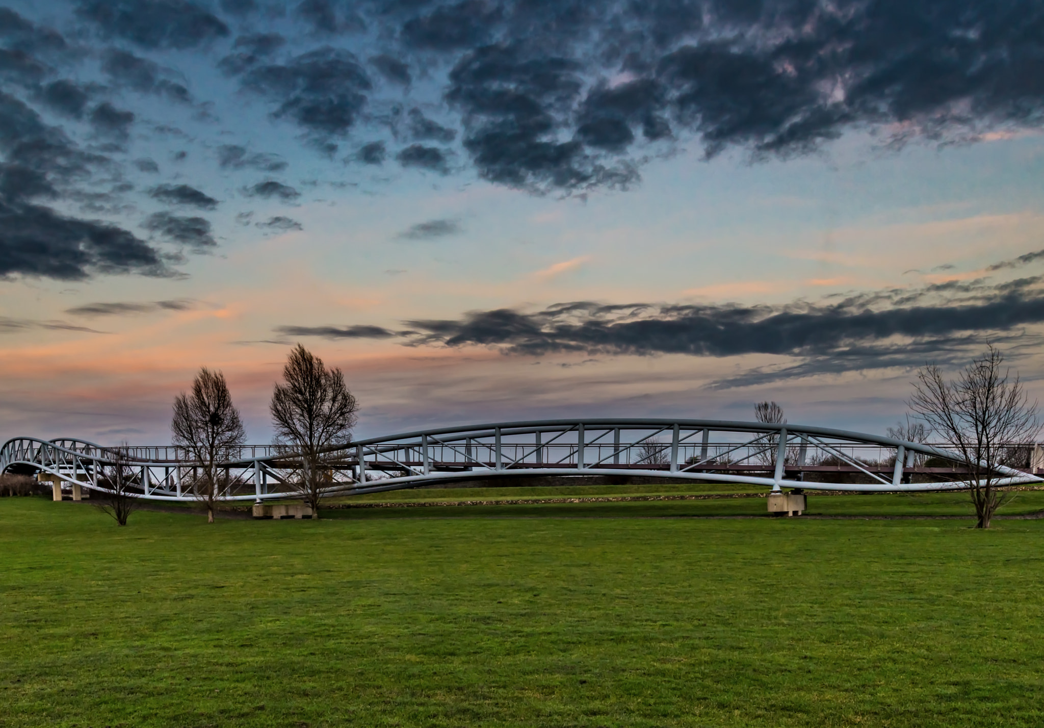 10-20mm F3.5 sample photo. Bridge over troubled grass photography