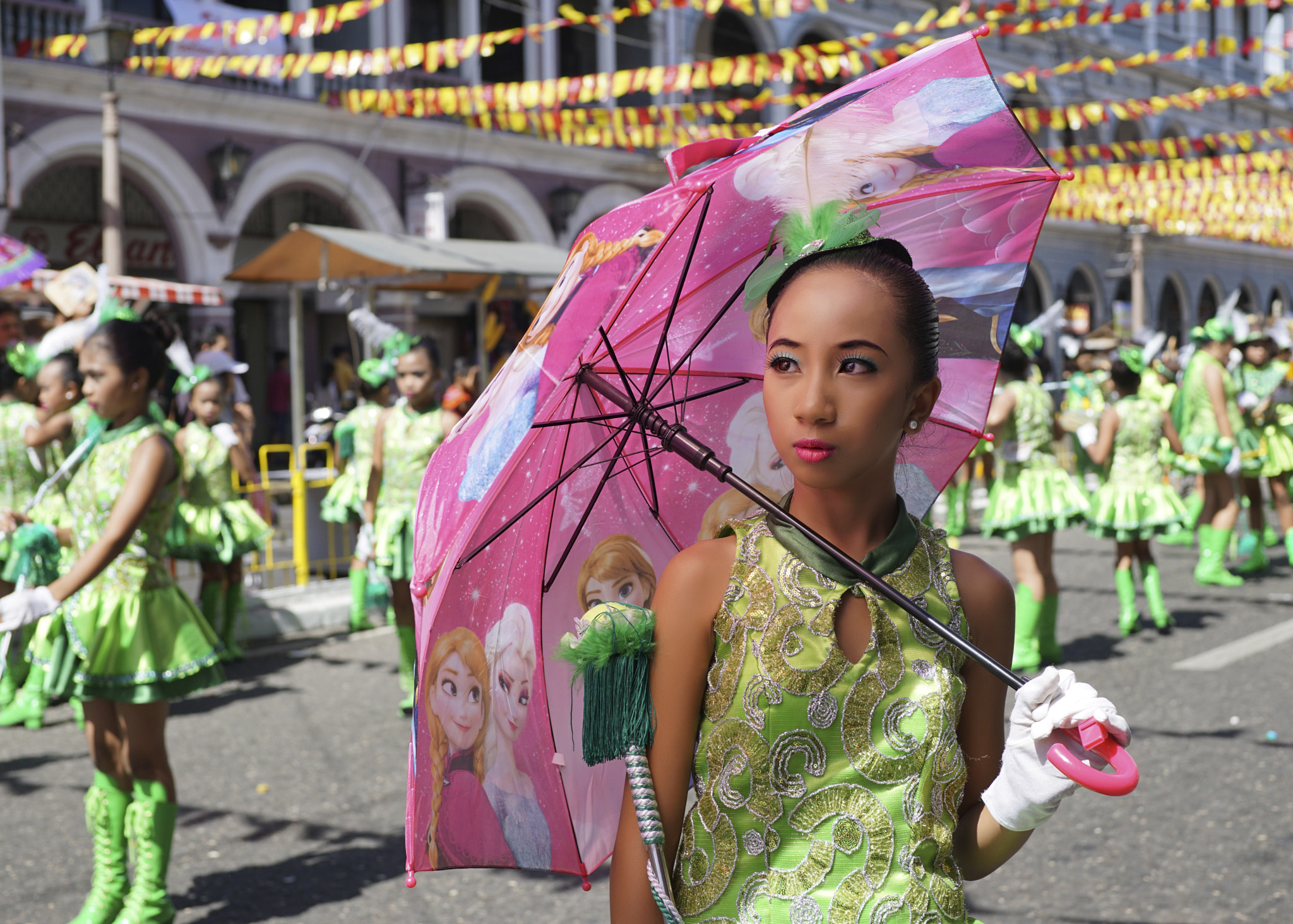E 32mm F1.8 sample photo. Dinagyang festival photography