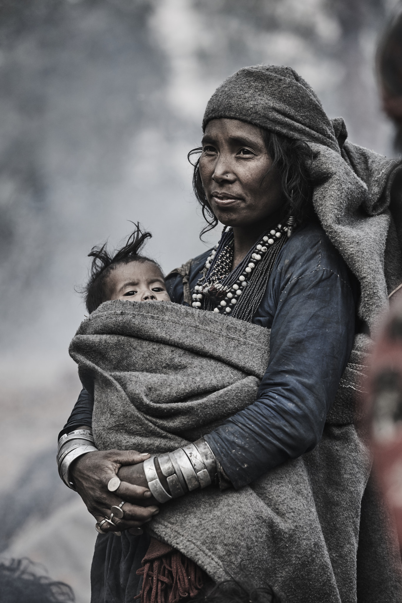 70-200mm F2.8 G SSM OSS II sample photo. The last hunters-gatherers of the himalayas photography