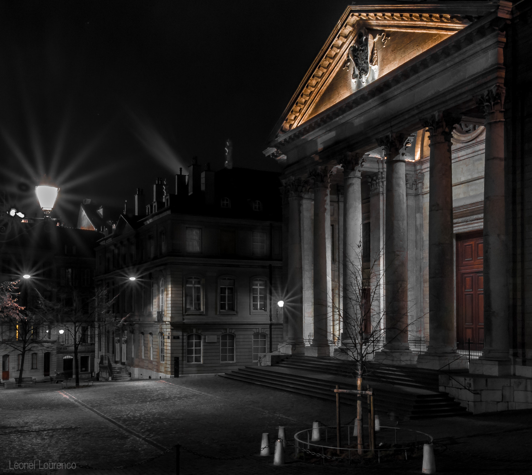 Sony Alpha DSLR-A450 + Sony DT 18-55mm F3.5-5.6 SAM sample photo. Geneva by night photography