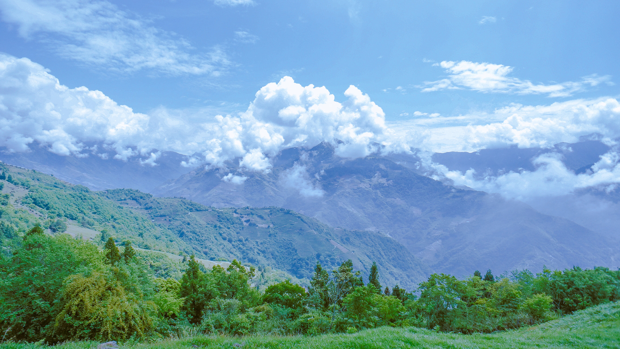 Sony Alpha NEX-5R + Sony E 16mm F2.8 sample photo. Beautiful landscape at cingjing, taichung photography