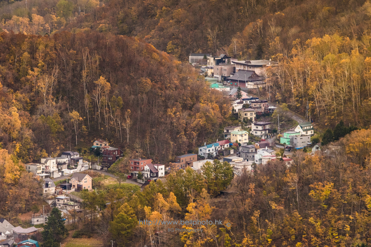 Sony a7 + Canon EF 70-200mm F4L IS USM sample photo. Village. photography