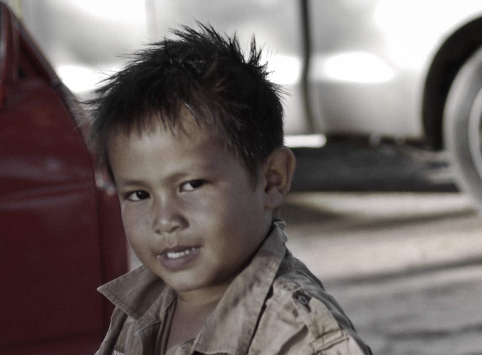 Pentax K-5 + Pentax smc D-FA 50mm F2.8 Macro sample photo. Thai child photography