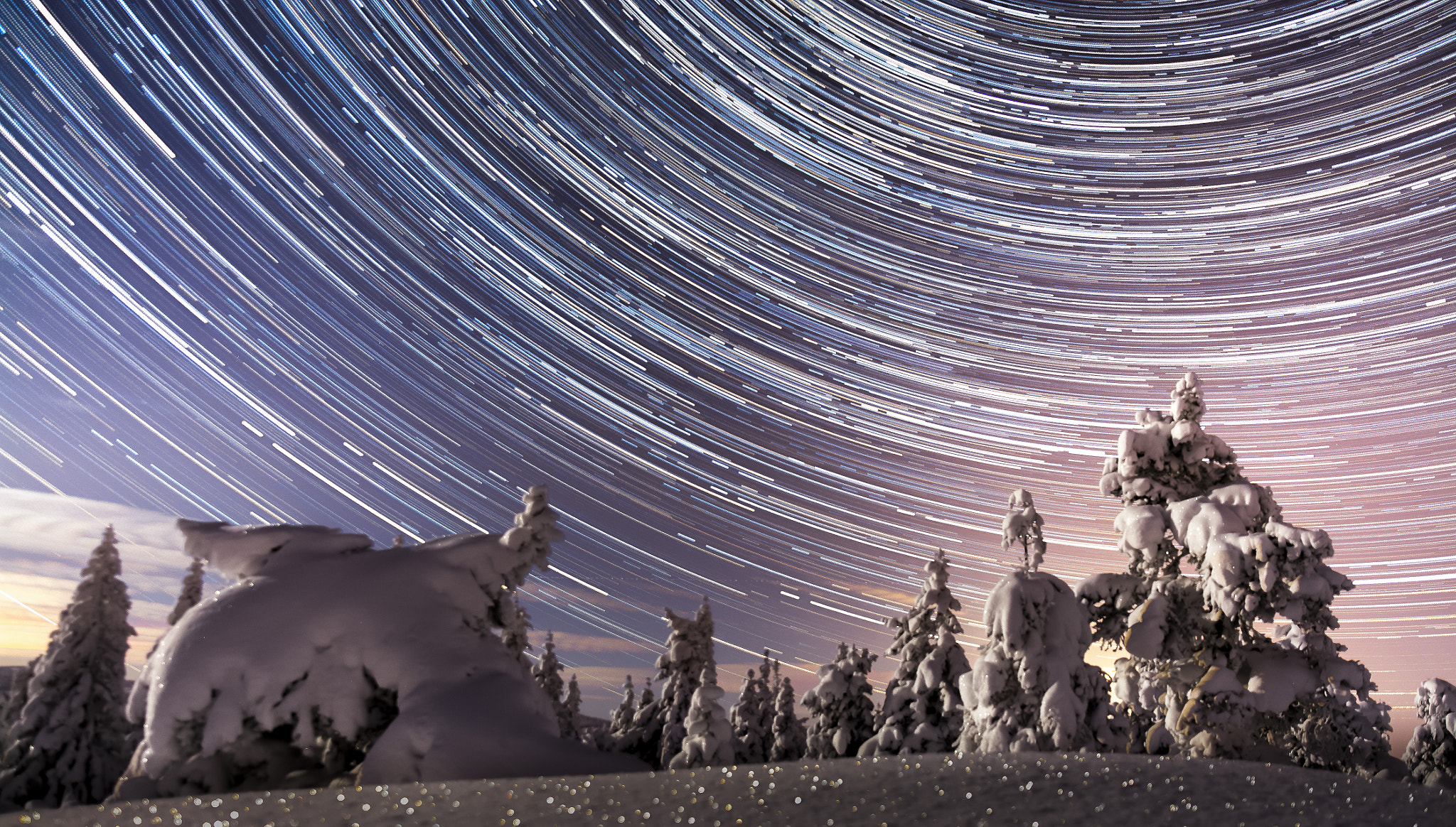 Nikon D7100 + Samyang 16mm F2 ED AS UMC CS sample photo. Startrail photography