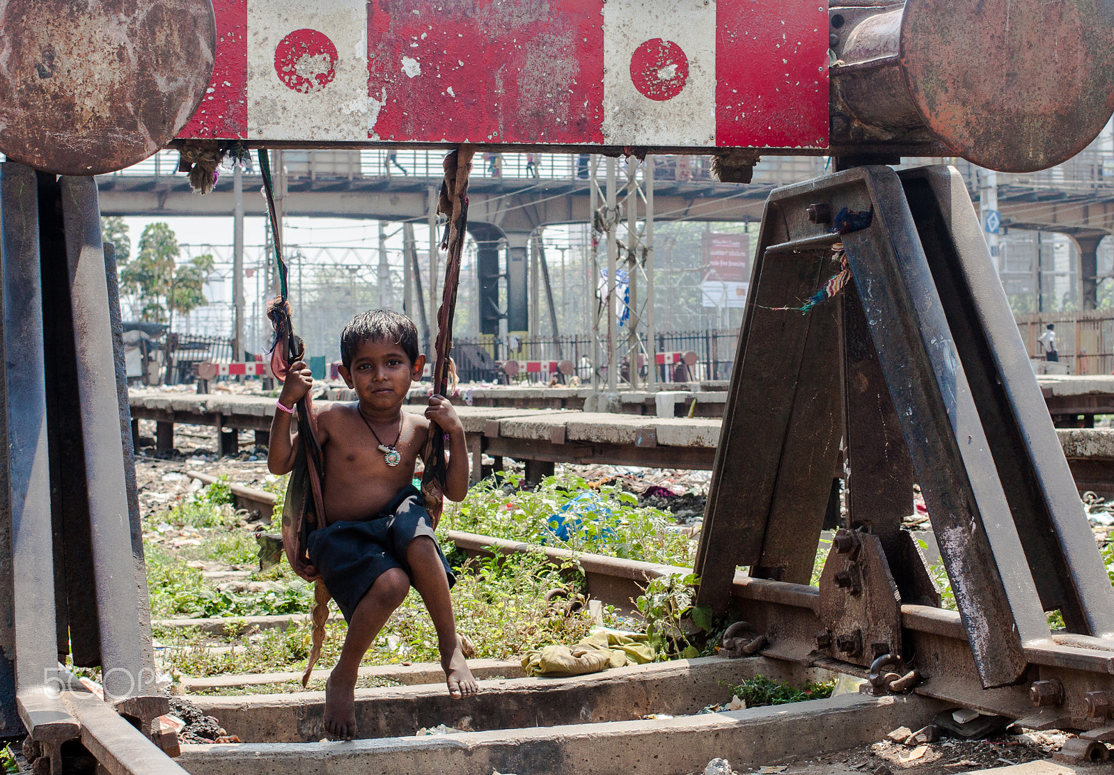 Canon EOS 50D + Canon EF 35mm F2 sample photo. Dharavi swing photography