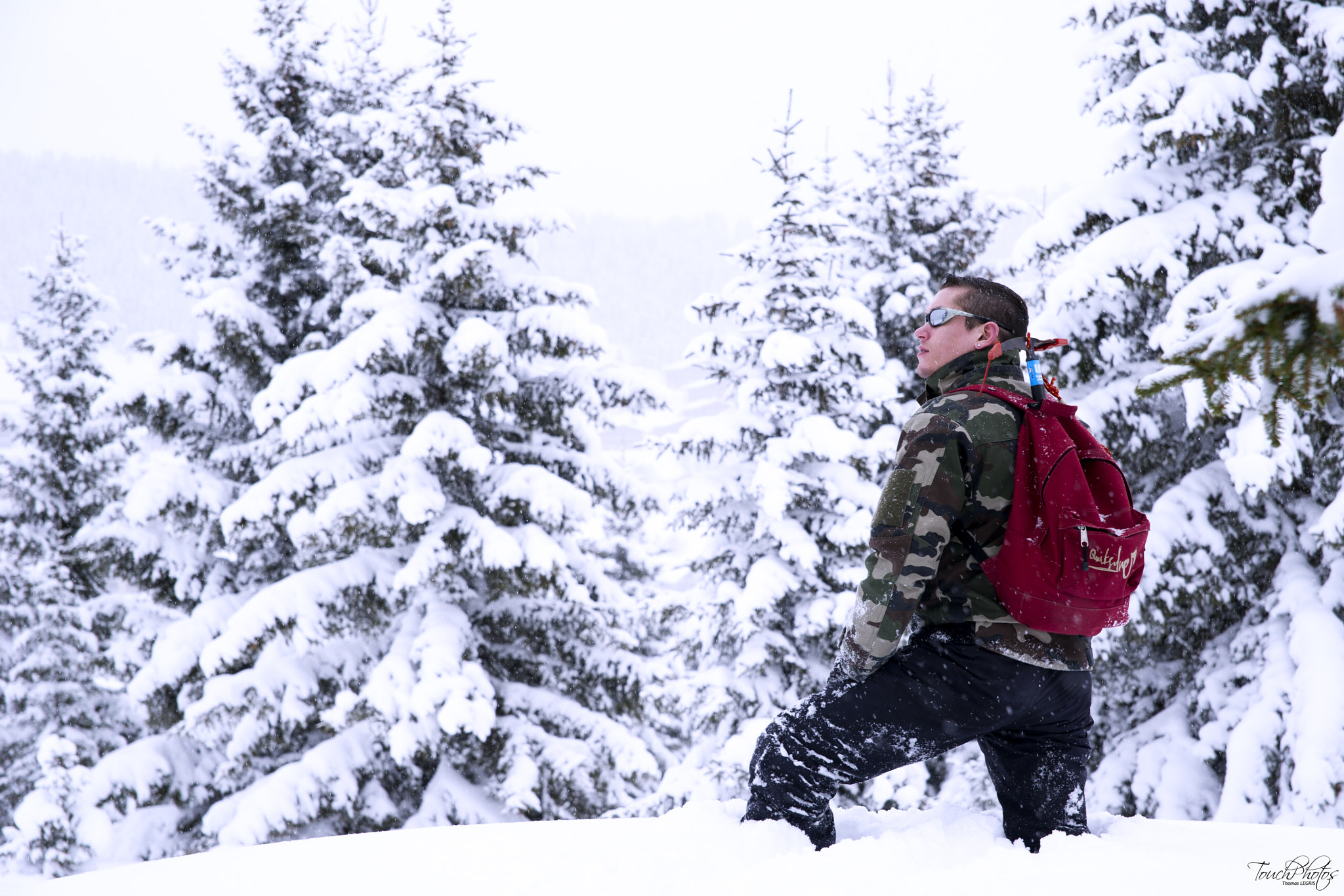 Sigma 24-70mm F2.8 EX DG HSM sample photo. L'aventurier de l'hiver ! photography