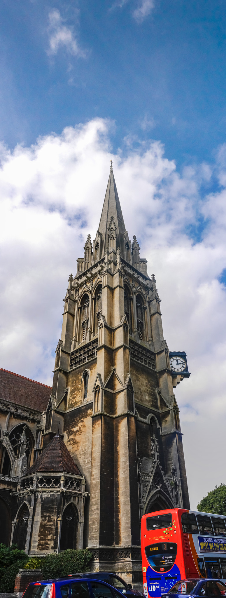 Panasonic Lumix DMC-G6 + Panasonic Leica DG Summilux 25mm F1.4 II ASPH sample photo. Church tower photography