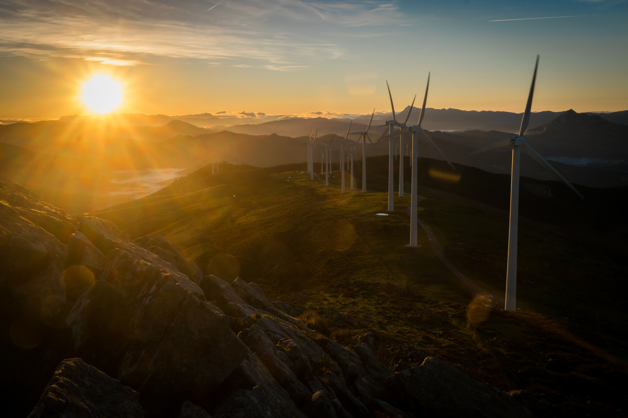 Tamron SP 24-70mm F2.8 Di VC USD sample photo. Wind energy photography