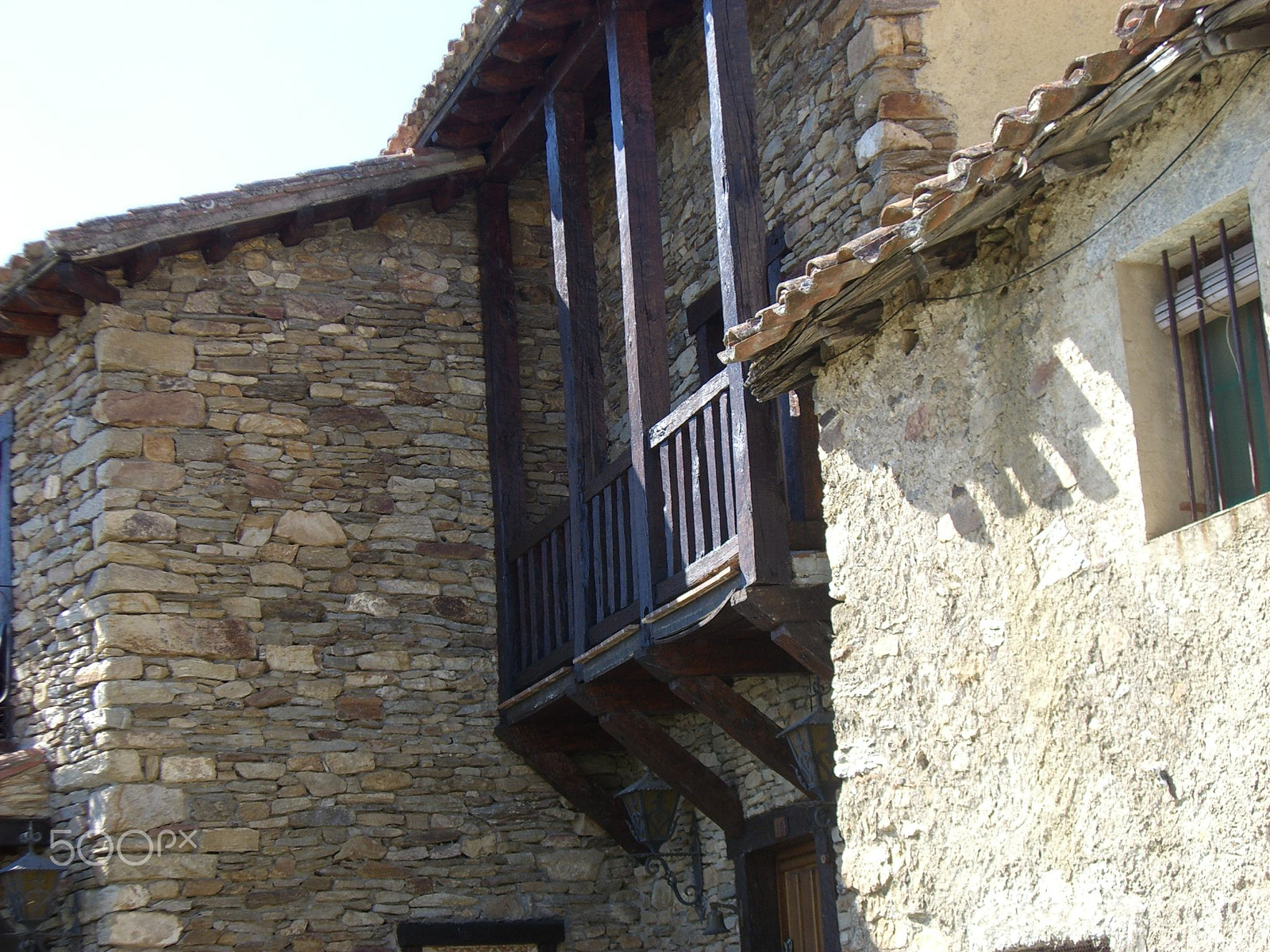 CASIO EX-S600 sample photo. Balcon de madera photography