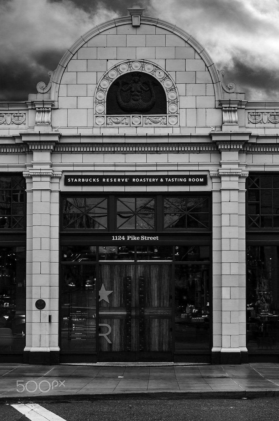 Sony Alpha NEX-5N + 35mm F2.8 ZA sample photo. Starbucks roastery seattle photography