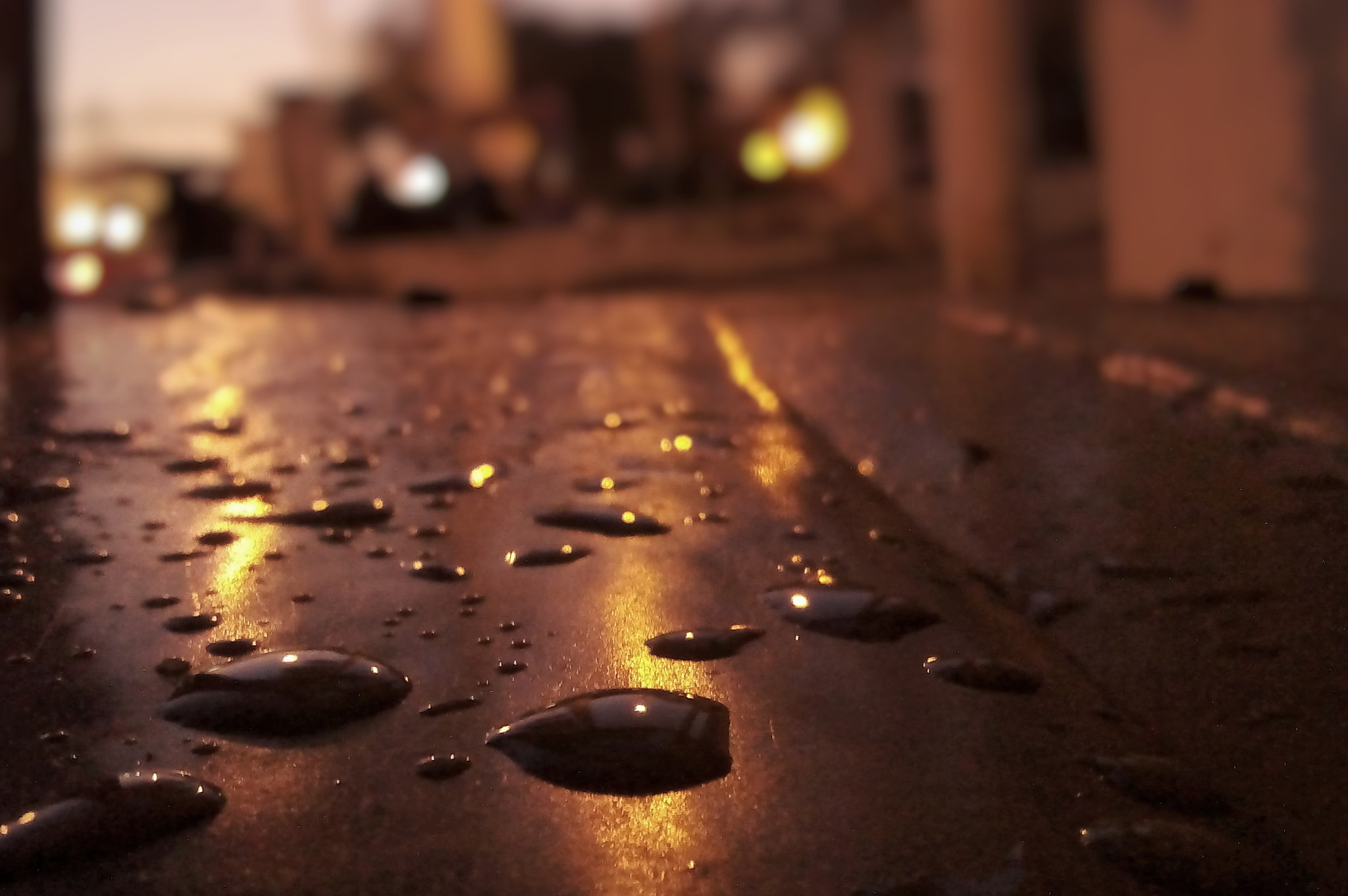 ZTE BLADE L2 sample photo. Raindrops photography