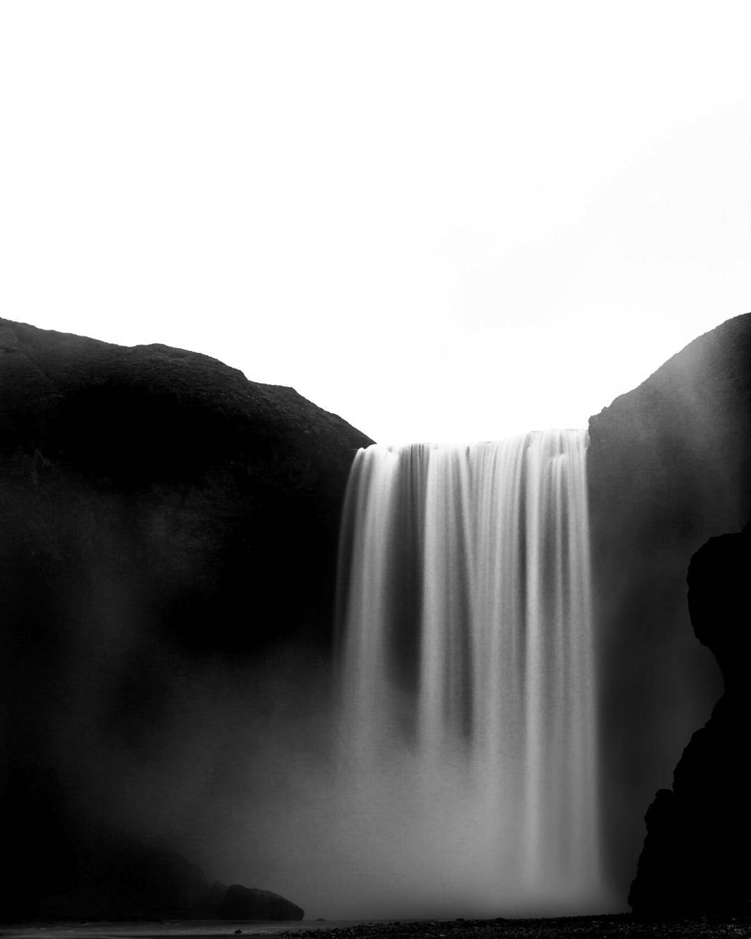 Long Exposure of Skogafoss