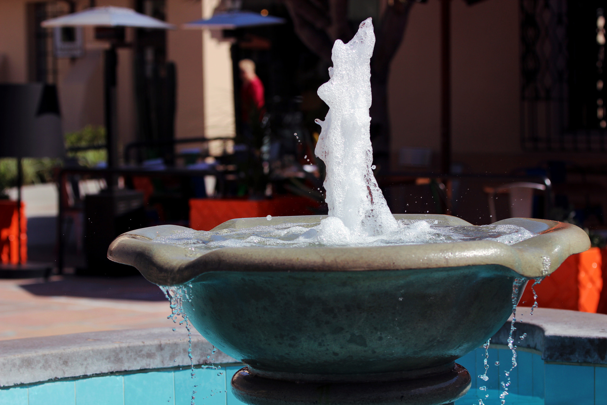 Canon EF 70-200mm F2.8L IS II USM sample photo. Fountain photography