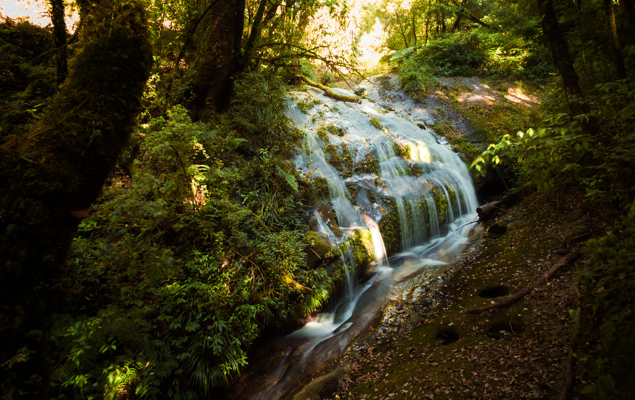 Olympus PEN E-PL3 + OLYMPUS M.12-50mm F3.5-6.3 sample photo. Larnsadej waterfall photography