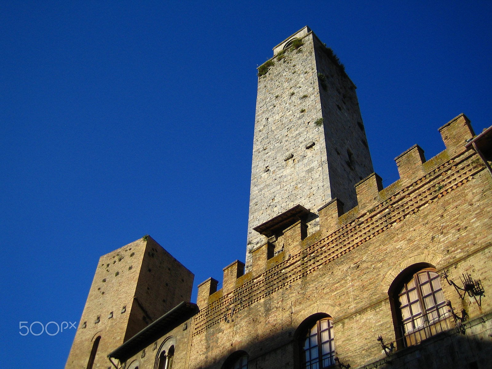 Canon DIGITAL IXUS 40 sample photo. Palazzo del podesta san gimignano photography