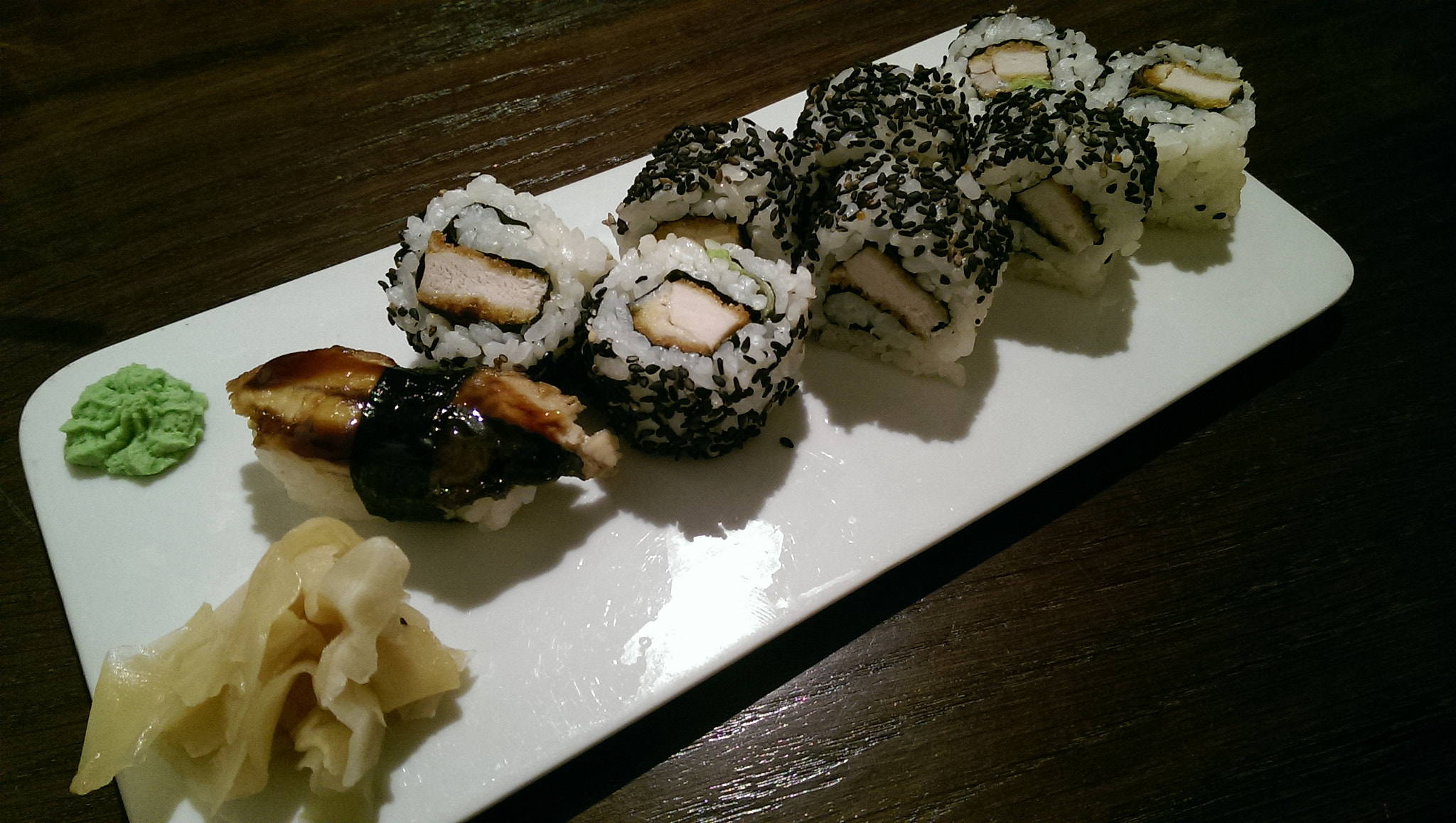HTC ONE MINI sample photo. Sushi food photography
