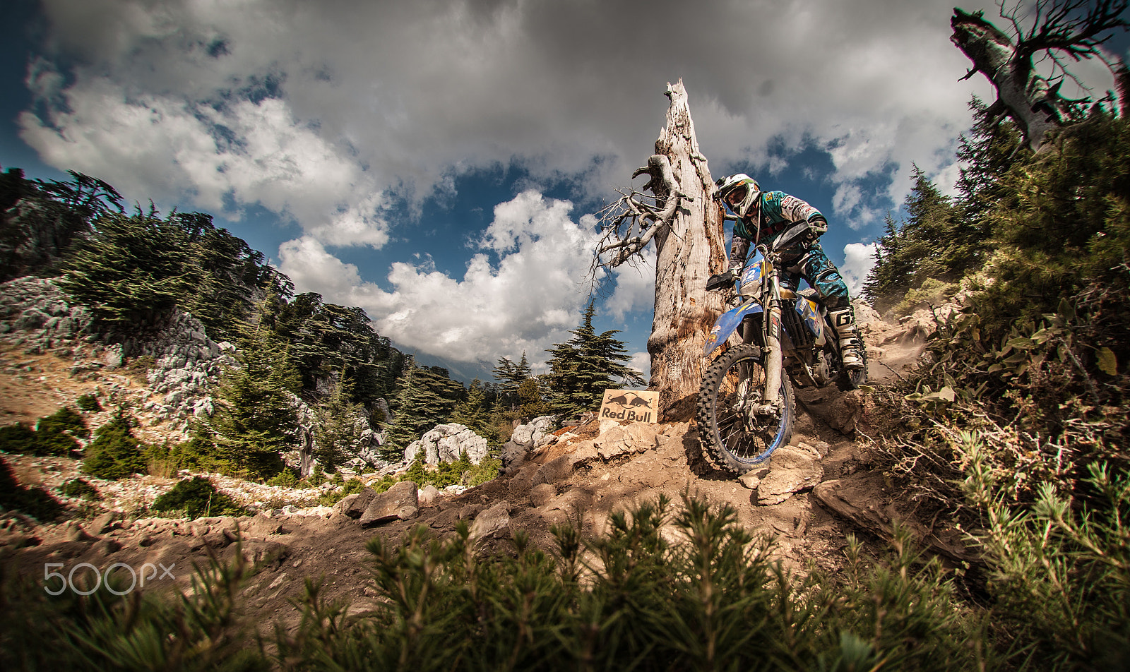 Nikon AF DX Fisheye-Nikkor 10.5mm F2.8G ED sample photo. Racing in a mythical landscape photography