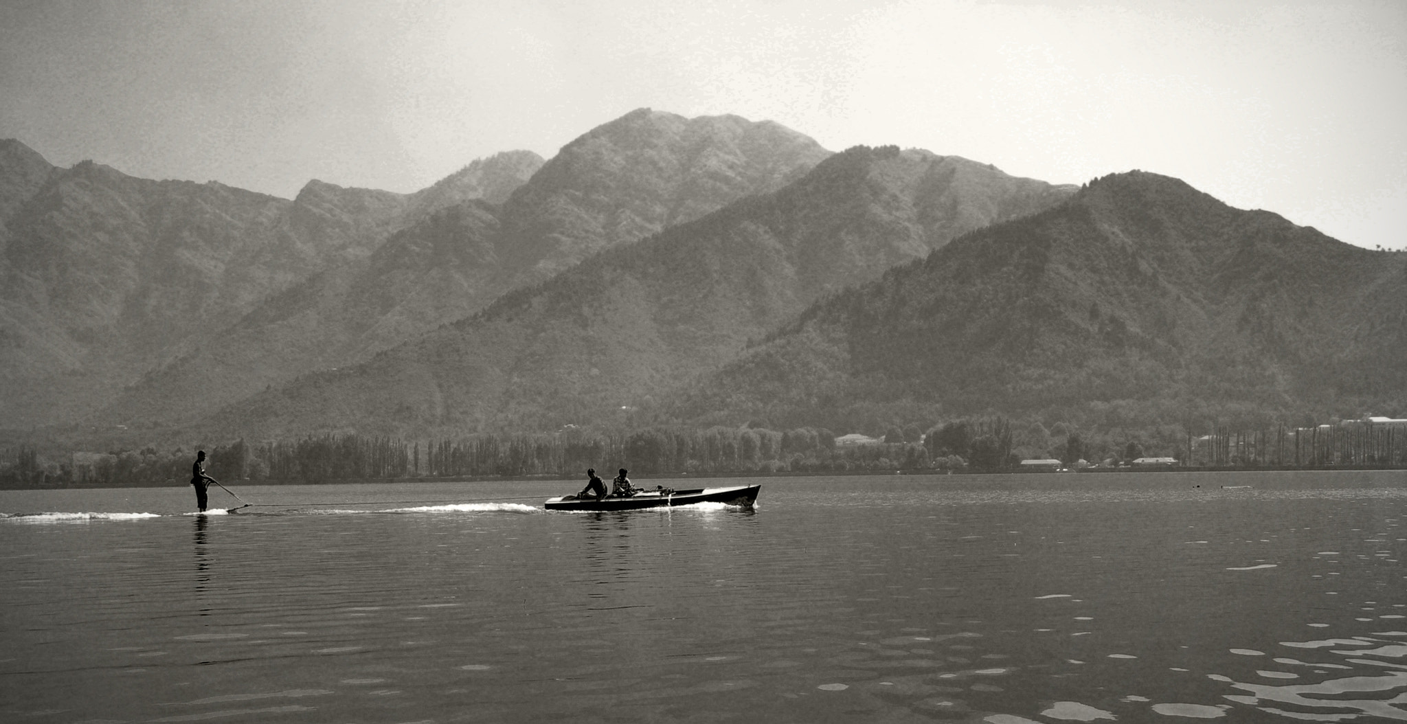Nikon E7600 sample photo. Waterski in kashmir photography