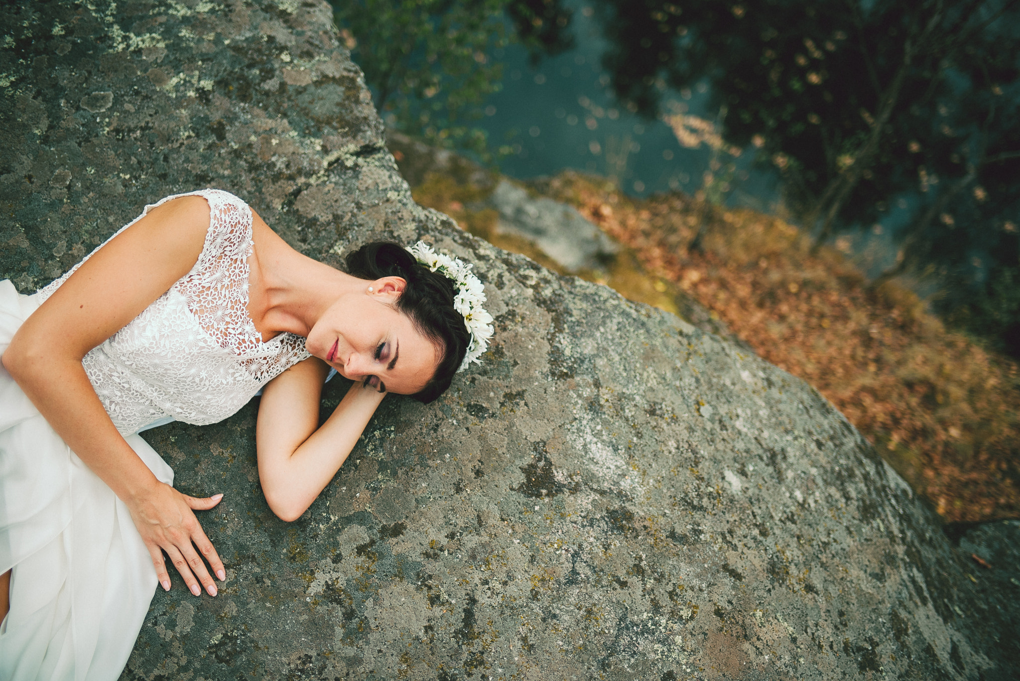 Nikon D810 + AF-S Nikkor 35mm f/1.8G sample photo. Wedding hana & filip czech republic photography