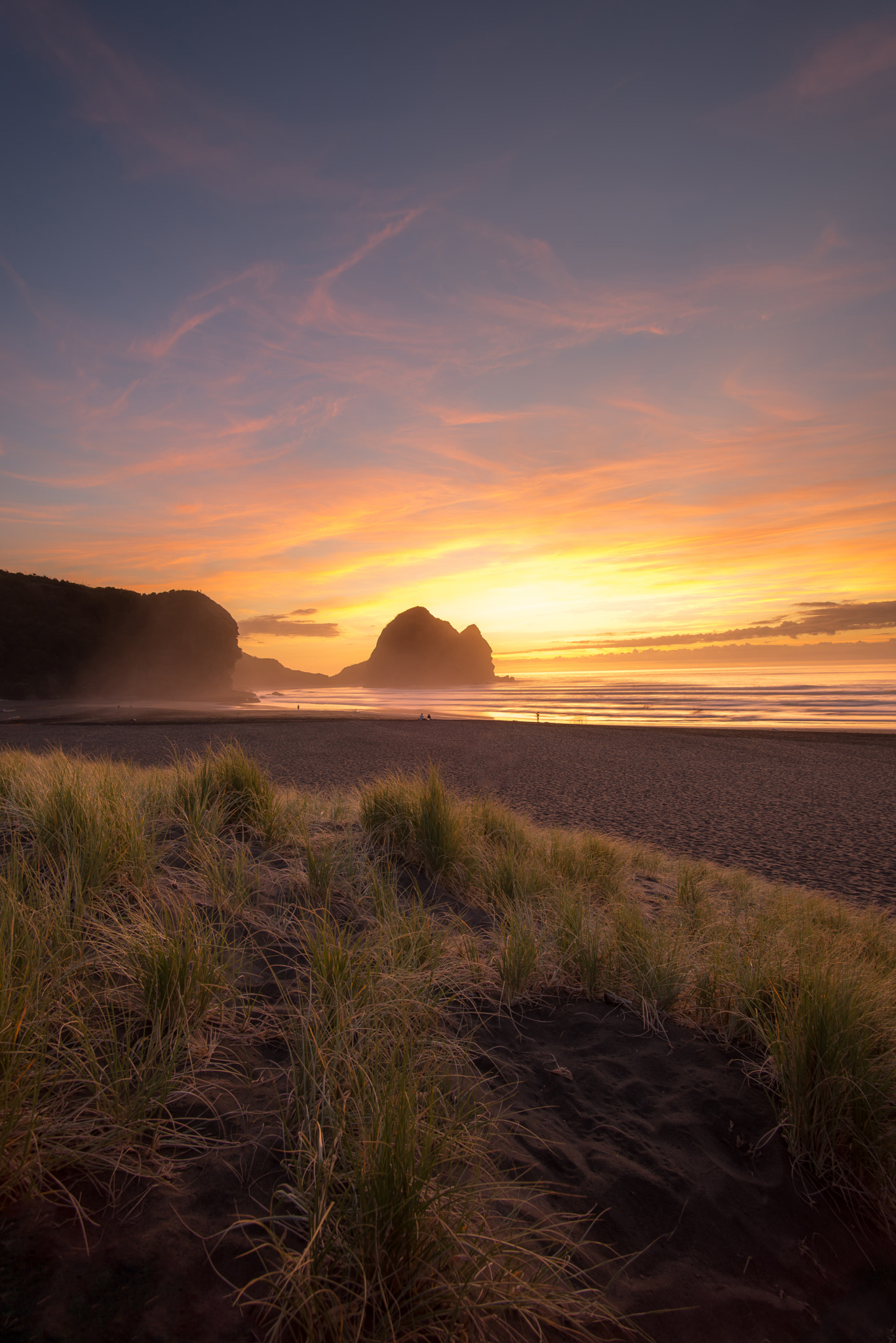 Nikon D600 sample photo. Piha fire photography