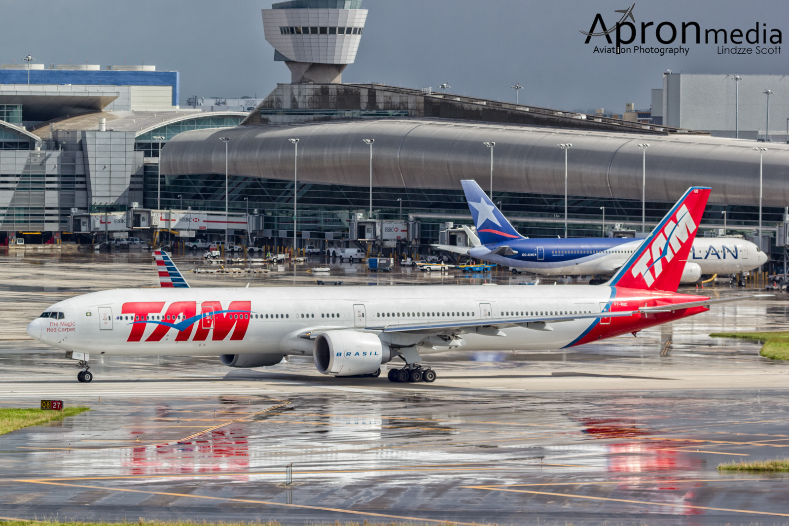 Canon EF 100-400mm F4.5-5.6L IS USM sample photo. Pt-muc | boeing 777-300er | tam airlines | miami photography