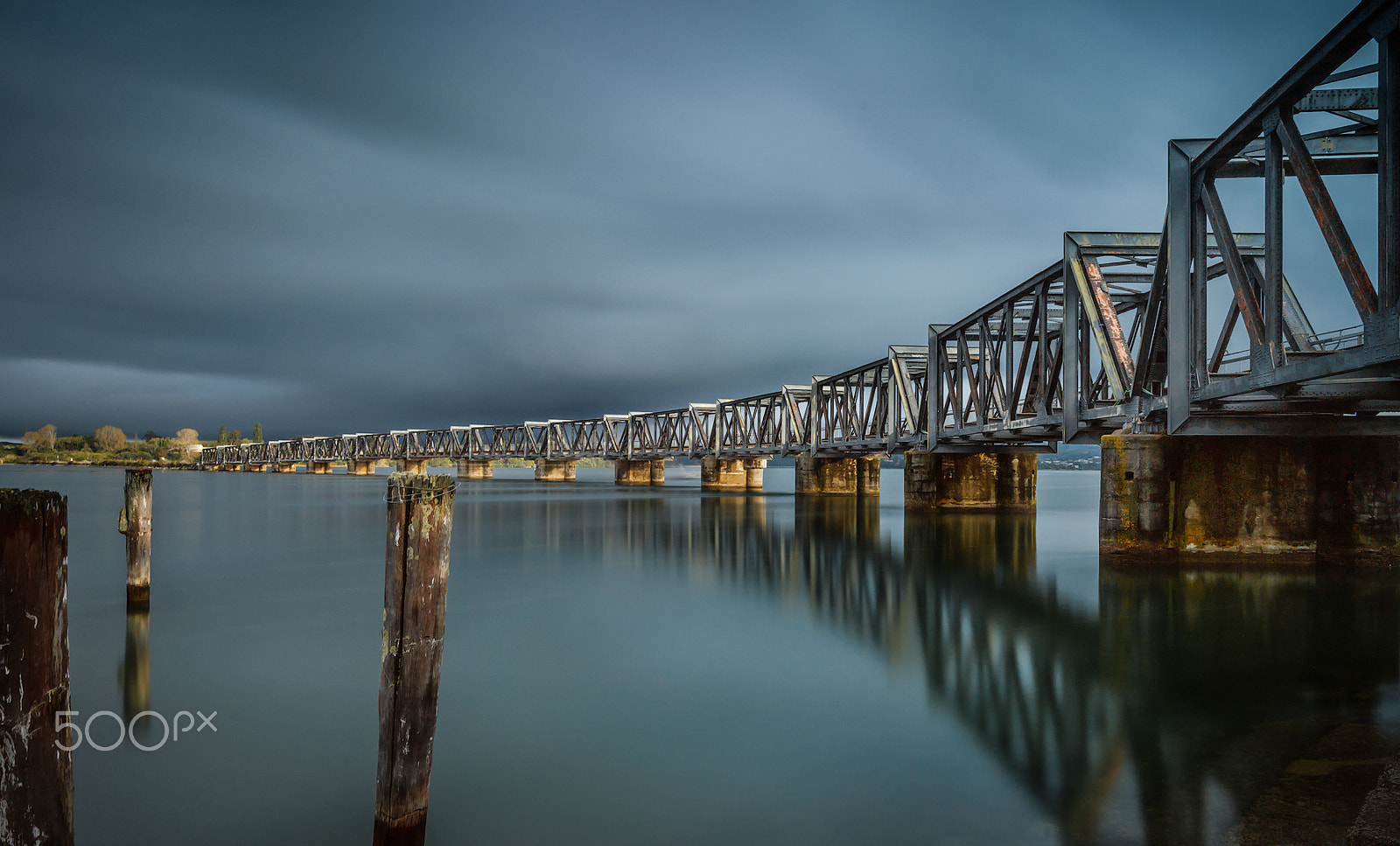 Sony Alpha DSLR-A850 + Minolta AF 17-35mm F2.8-4 (D) sample photo. Rail bridge | tauranga photography
