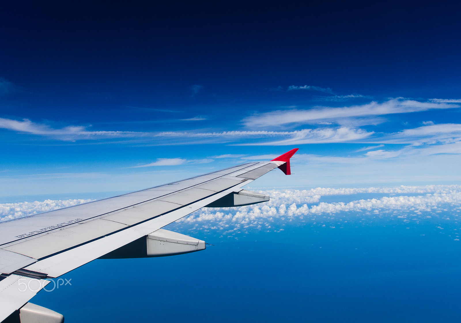 Sigma 10-20mm F3.5 EX DC HSM sample photo. Sky from airplane. photography