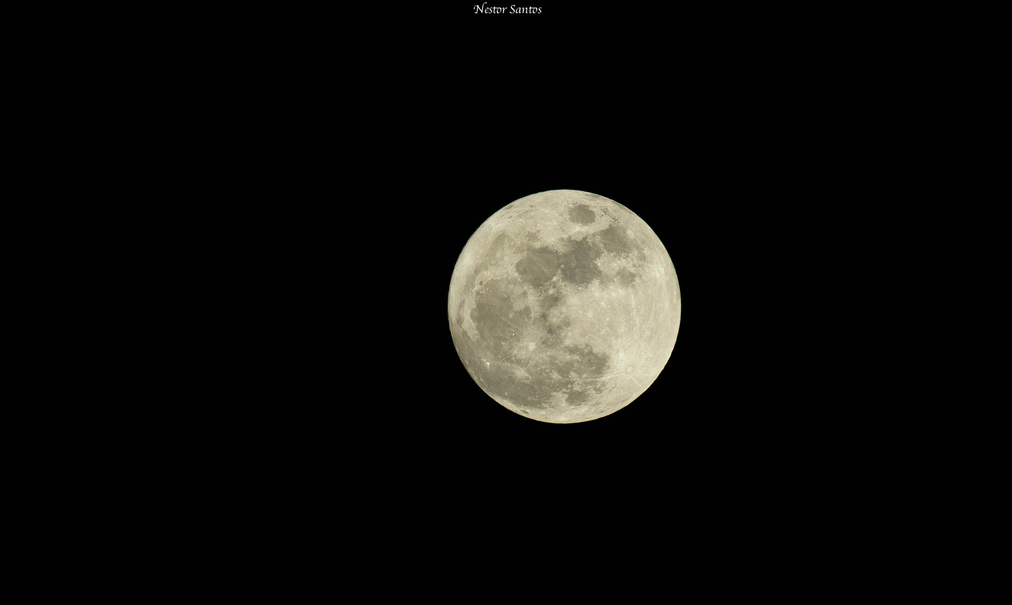 Pentax K-3 sample photo. The moon photography